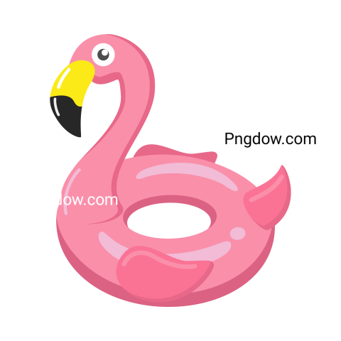 Flamingo Pool Float illustration