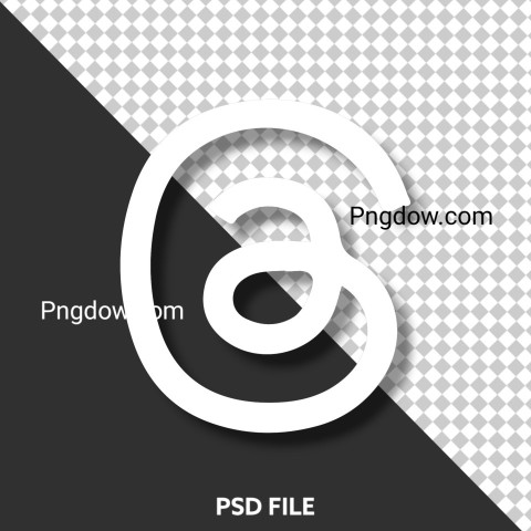 Free PSD, Threads Logo