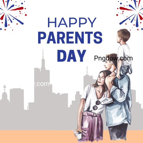 American Parents Day Simple Black Love (1)