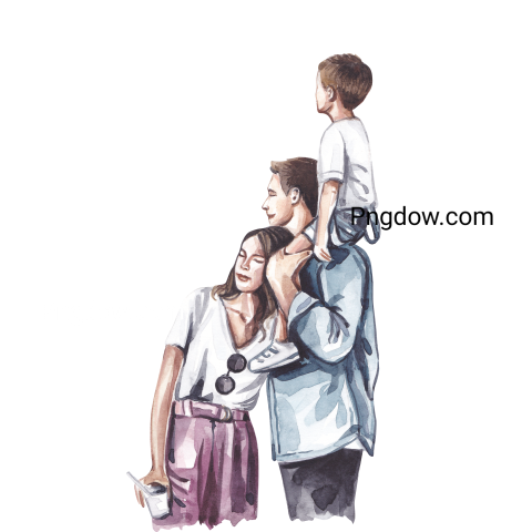 Parents Day Simple Transparent background for Free, (4)