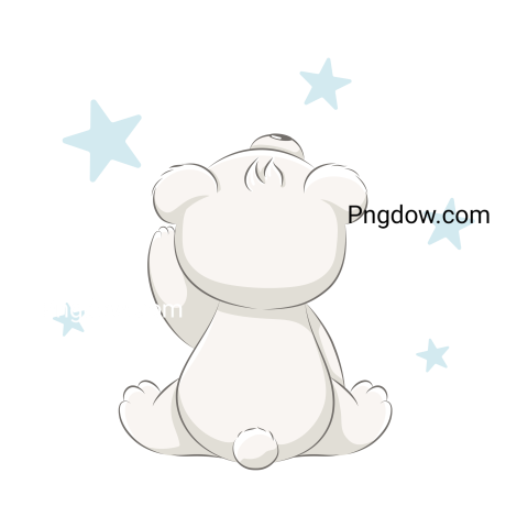 Adorable Bear with Transparent Background Free Download Now! (19)