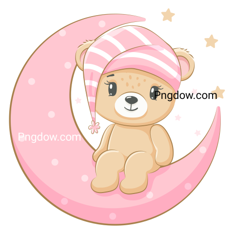 Adorable Bear with Transparent Background Free Download Now! (21)