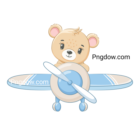 Adorable Bear with Transparent Background Free Download Now! (1)