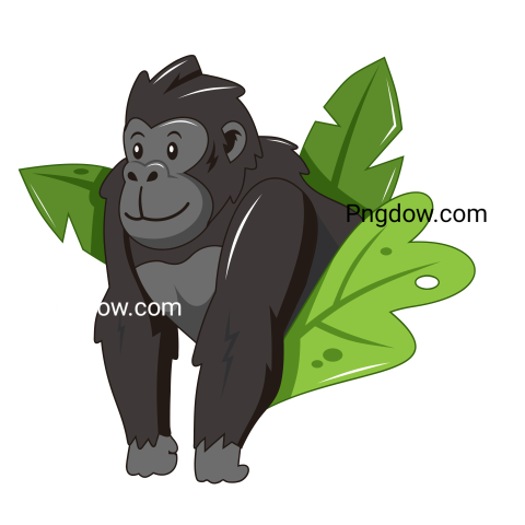 Gorilla Cartoon Illustration