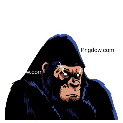 Gorilla PNG transparent background for Free