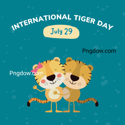 Blue and Brown International Tiger Day Instagram Post
