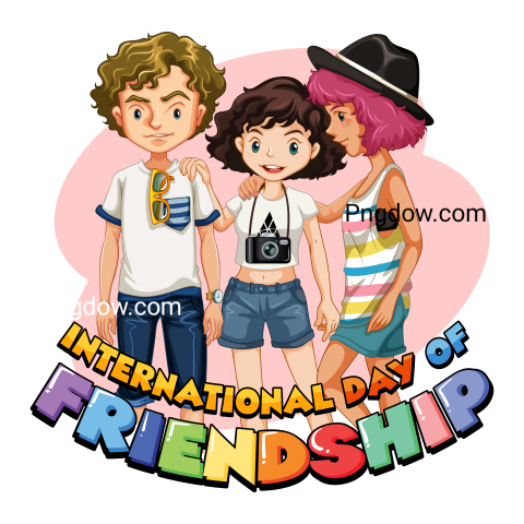 Celebrate International Friendship Day With People, with a Free Transparent Background Image, (2)