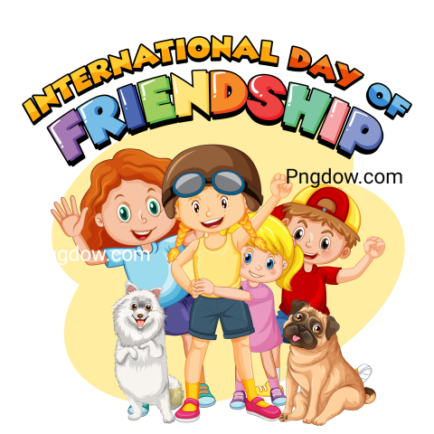 Celebrate International Friendship Day With People, with a Free Transparent Background Image, (1)