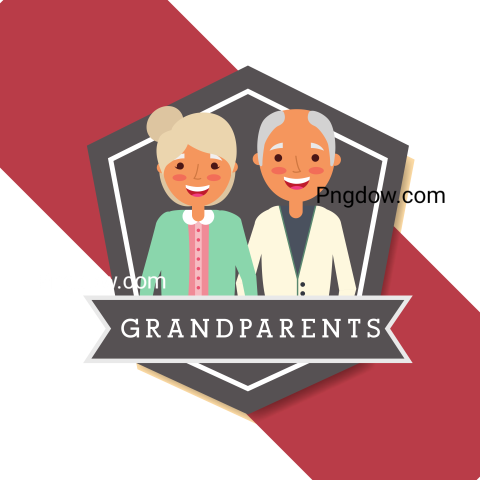 Grandparents Day People, transparent background for Free, (5)