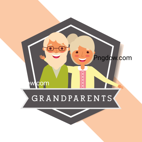 Grandparents Day People, transparent background for Free, (8)