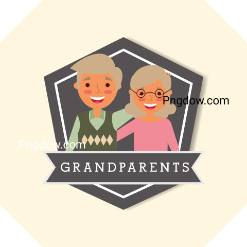 Grandparents Day People, transparent background for Free, (7)