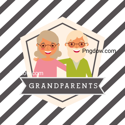 Grandparents Day People, transparent background for Free, (2)