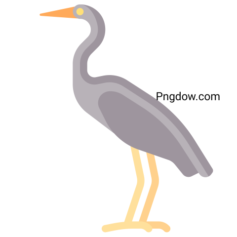 Heron transparent background image for Free , (6)