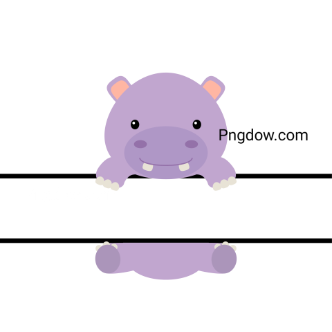 Get a Free Transparent Background Image of a Hippo (4)