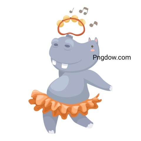 Get a Free Transparent Background Image of a Hippo (2)