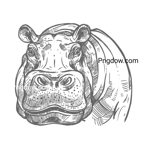 Hippopotamus Icon transparent background image for Free