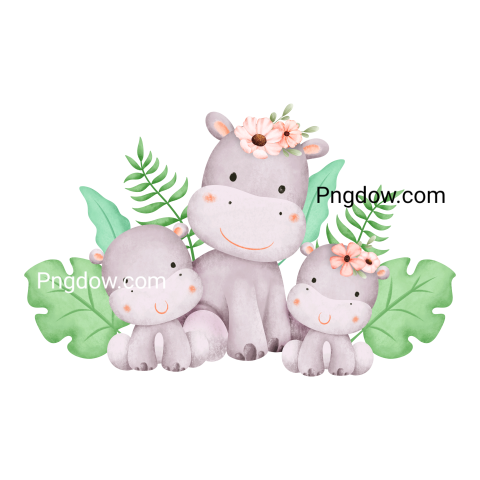 Get a Free Transparent Background Image of a Hippo (1)