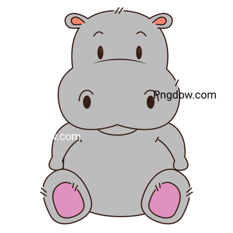 Download Free Hippo Transparent Background Image for Amazing Designs (9)