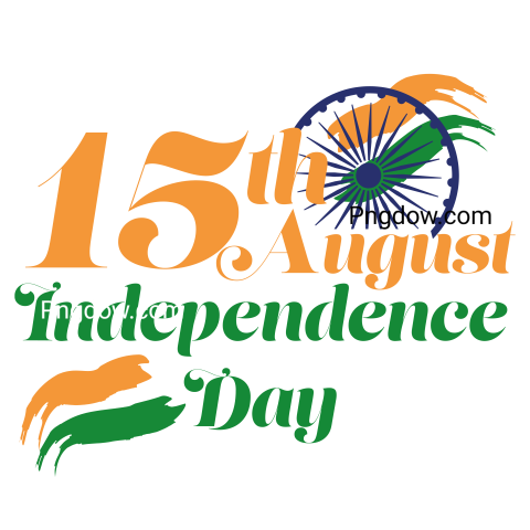 Vector Art showing indian independence day artwork