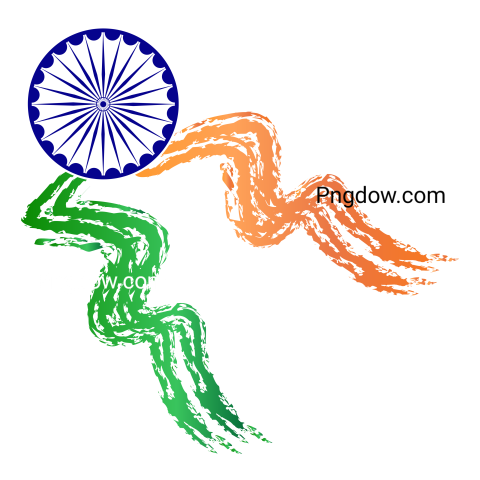 Indian Flag Independence Day Symbol, transparent background for Free