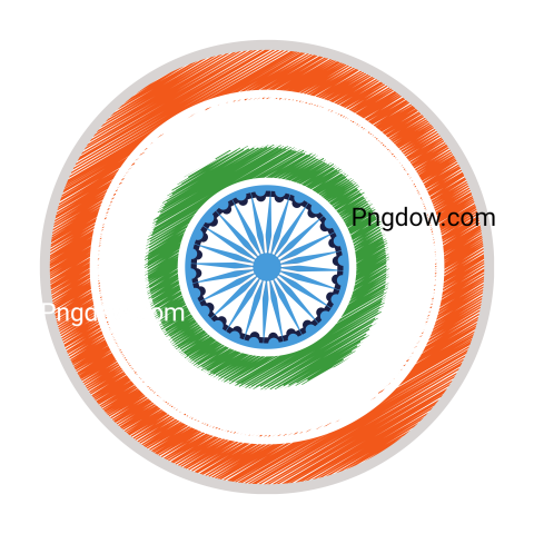 Indian Independence Day and Republic Day Label