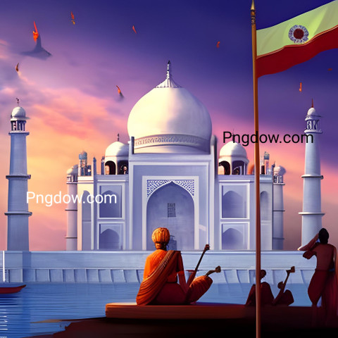 15 August, Instagram post background image, Taj Mahal for Free, (3)