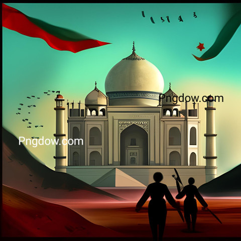 15 August, Instagram post background image, Taj Mahal for Free, (8)
