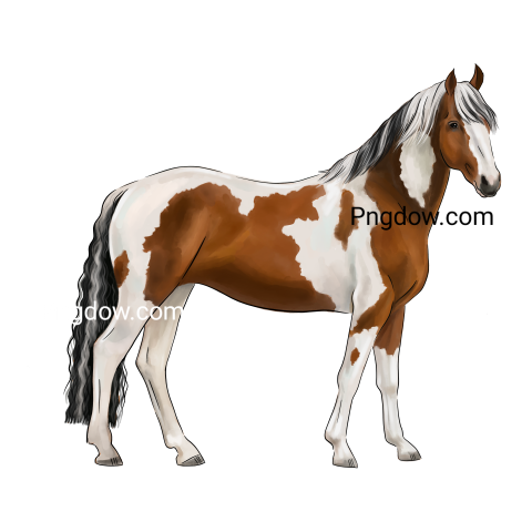 Horse transparent background image for Free, Illustration, (24)