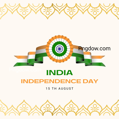 Light Orange Minimalist India Independence Day Instagram Post