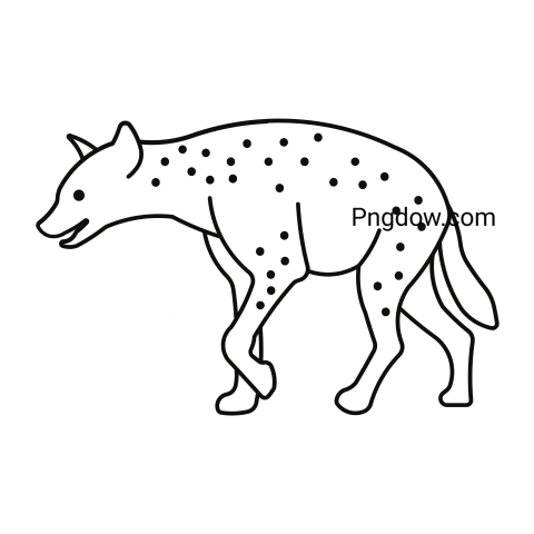 Hyena transparent background image for Free, Illustration, (19)