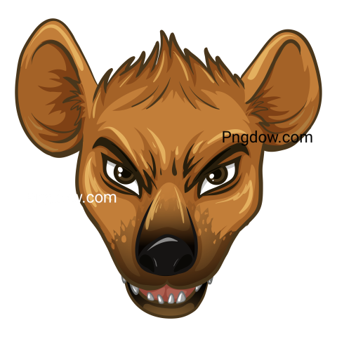 Hyena Animal Illustration transparent background image for Free