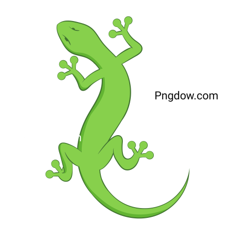 Lizard Icon, Cartoon Style transparent Background for free