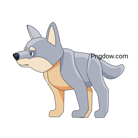 Jackal, coyote transparent background image for Free, Illustration, (11)
