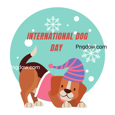 international dog day transparent Background free