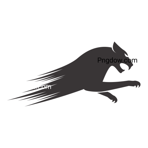 Puma,Panther,Tiger or Leopard Logo Design transparent Background for free