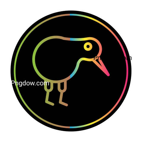Kiwi Bird Icon, transparent Background for free