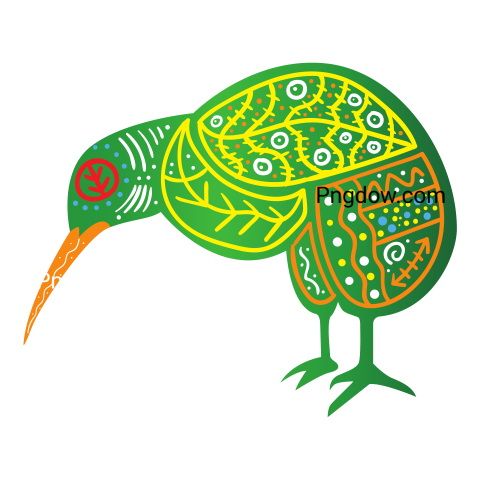 Kiwi bird, transparent Background for free