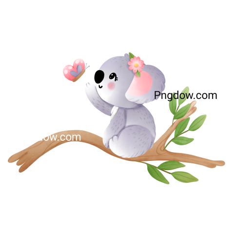 Get a Free Transparent Background Koala PNG Image for Your Designs, (1)