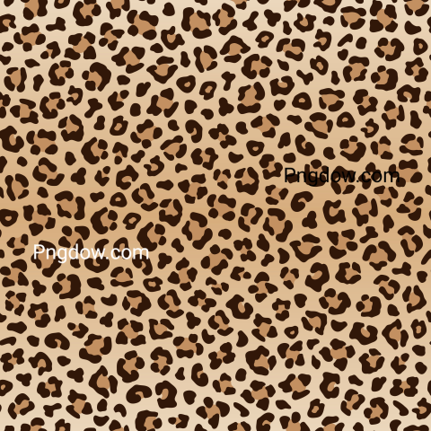Leopard Skin Seamless Pattern Background