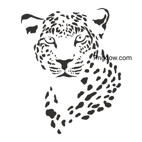 Magic Jungle Leopard, transparent Background image