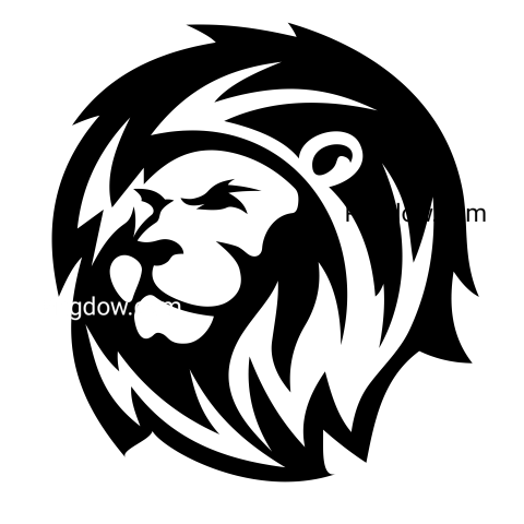 Lion Icon, transparent Background, free vector