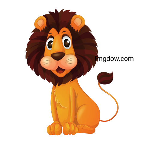 A Young Lion, transparent Background free