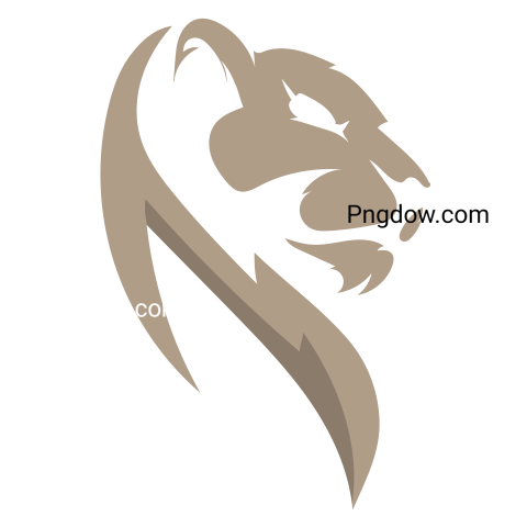 Lion Head Icon, transparent Background free