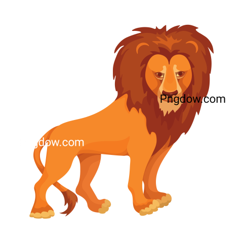 Hand Drawn Lion, transparent Background for free