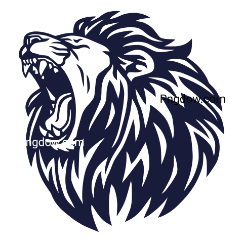 Roaring Lion Logo, transparent Background