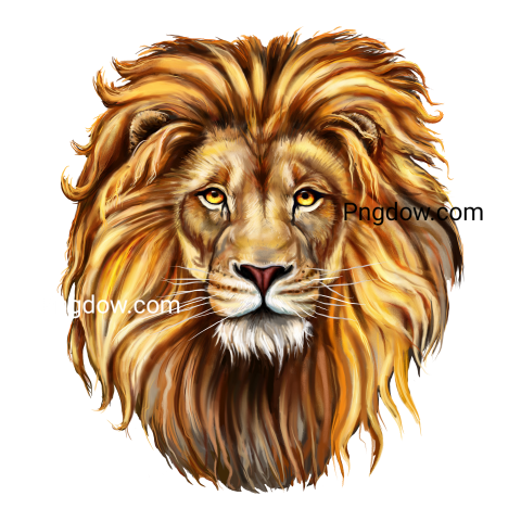 Lion Animal Illustration, transparent Background for free