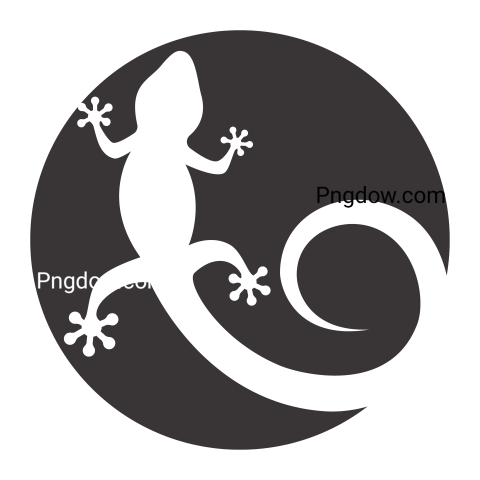 Lizard Logo Template, transparent Background for free