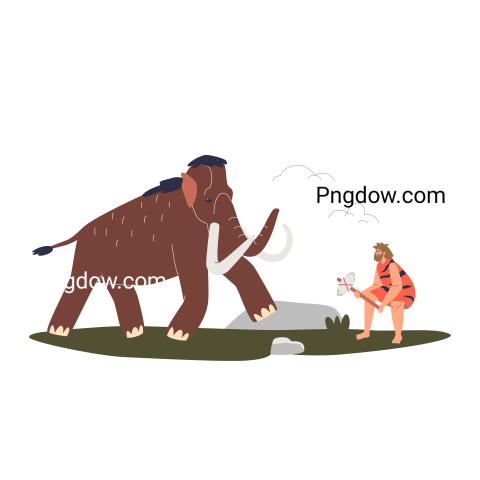 Mammoth Png transparent Background, free illustration, (26)