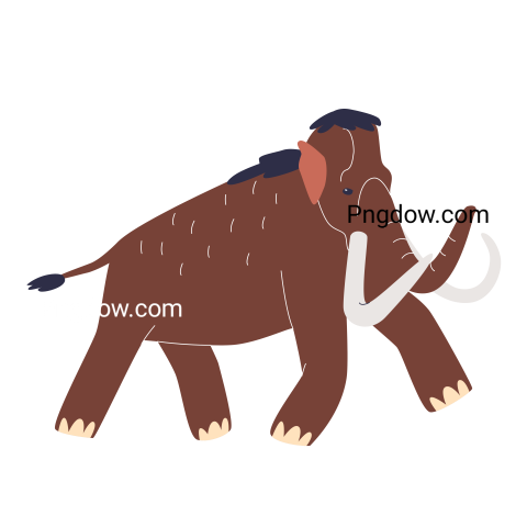 Mammoth Png transparent Background, free illustration, (22)