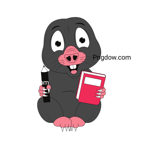 Mole cartoon, Png transparent Background for free